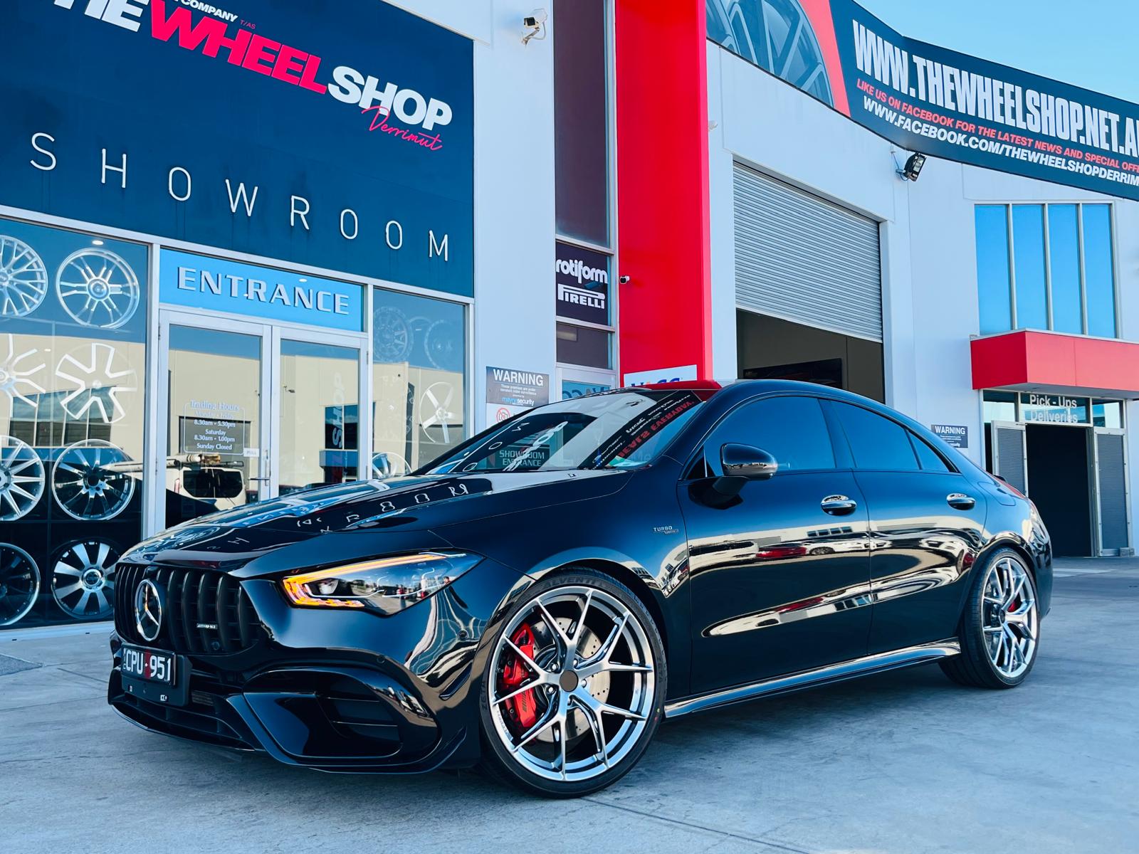 MERCEDES CLA AMG WITH KOYA WHEELS |  | MERCEDES